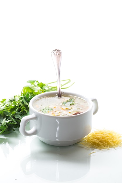 Tanier s domácou polievkou